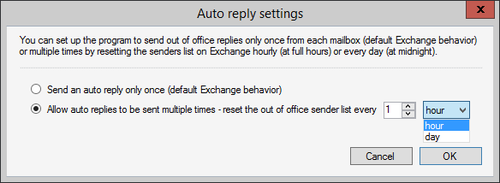 OOOM - Auto reply sent multiple times.