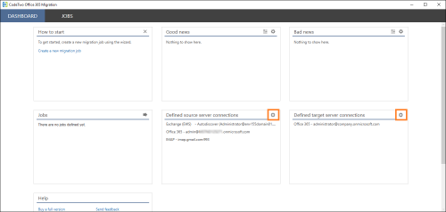 Managing server connections.
