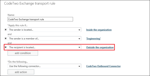 Additional condition to exclude internal correspondence.