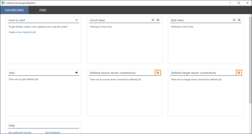 Managing server connections.