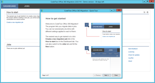 365 Migration - fresh installation