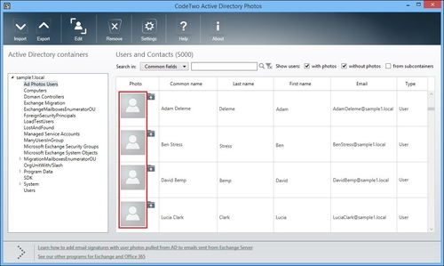 Active Directory Photos - users list blank photo