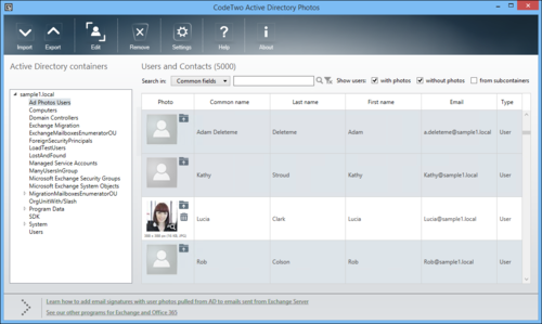 Active Directory Photos - select multiple users