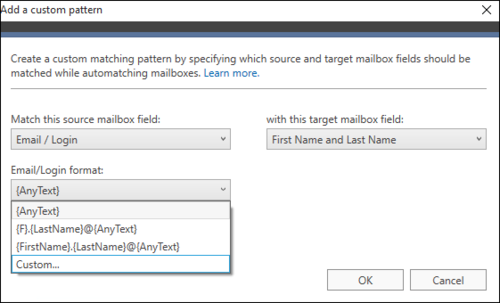 Migratory-Add a custom pattern