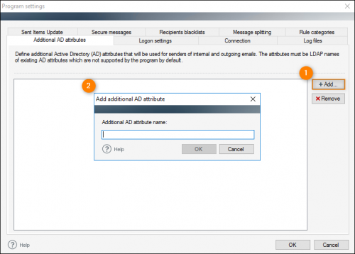 Adding a new additional AD attribute (custom placeholder).