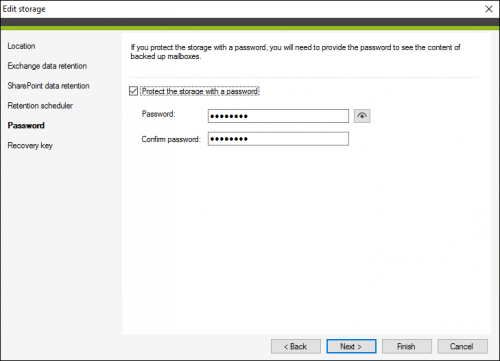 Backup - QT - storage password