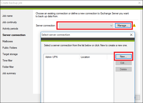 Backup - source data