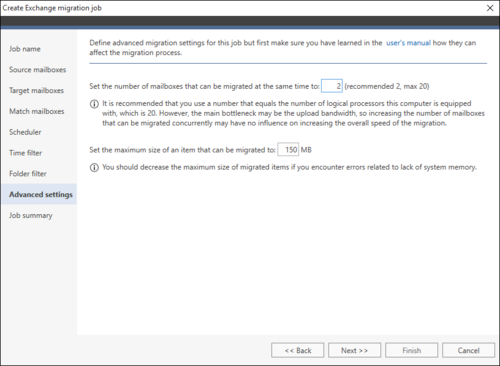 Office 365 Migration Exchange job 8