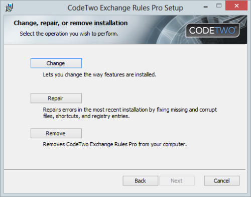 Managing the program's components.