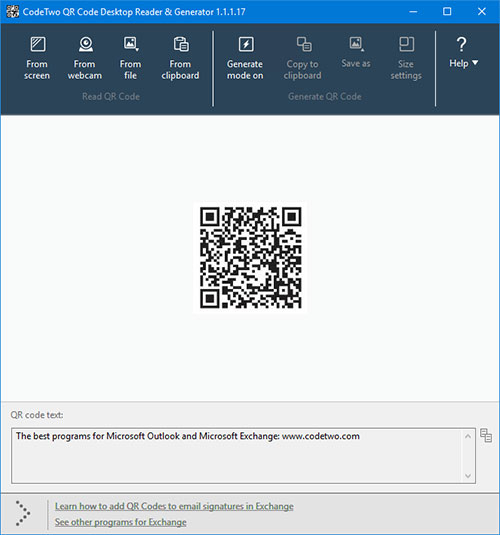 converse qr code windows 10