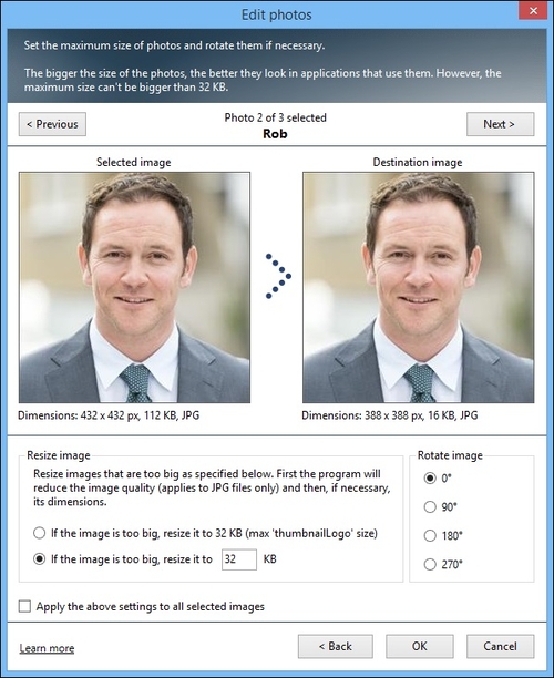 Active Directory Photos - photo editor multi