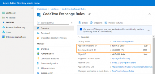 ER Pro - SIU - Azure app IDs
