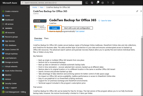 Backup - Install - Create VM