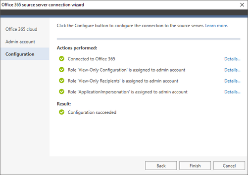 Office 365 Migration Office 365 source wizard 2