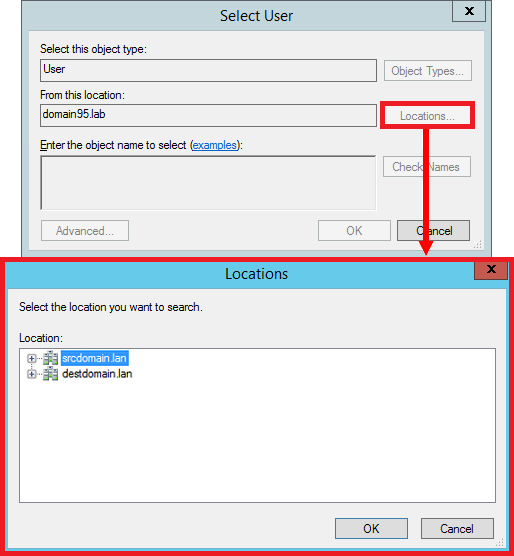 Email Signatures - Select location.