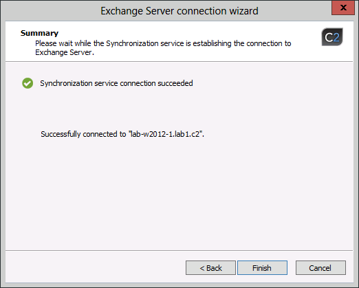 ES - Sync service connection reconfigured.