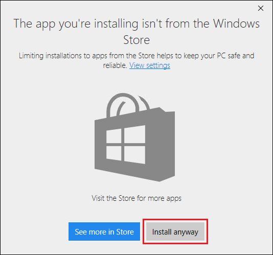 install windows store install windows store