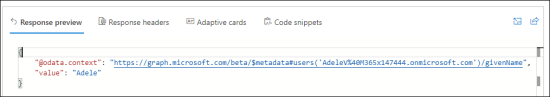 Results of a query run for a specific Entra ID attribute only.