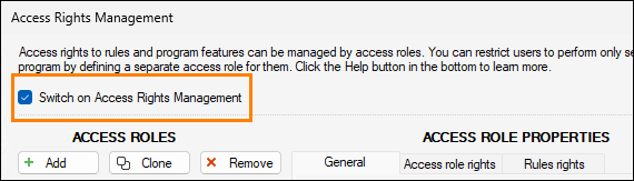 How to turn on Access Rights Management.
