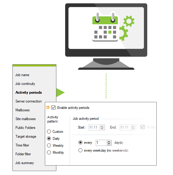 Backup O365 - feature - Backup on demand