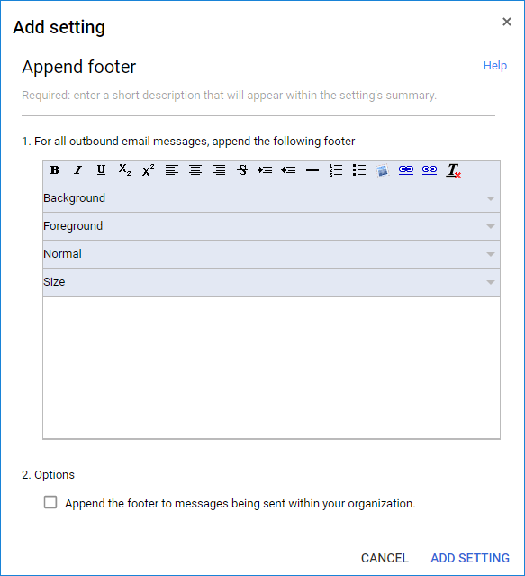 Email Singature in Google Workspace 5