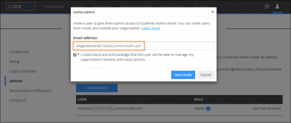 Sending an invitation to the newly added alias to avoid the email address & UPN mismatch issue.