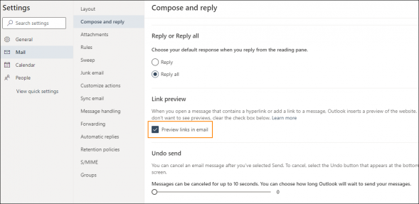 623-2 Outlook on the web link preview