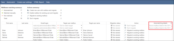 Migratory-Automatching det