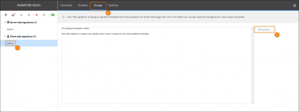 How to copy email signatures from server-side to client-side rules