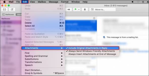 Preventing Apple Mail from removing images in email replies on MacOS 10.14 Mojave