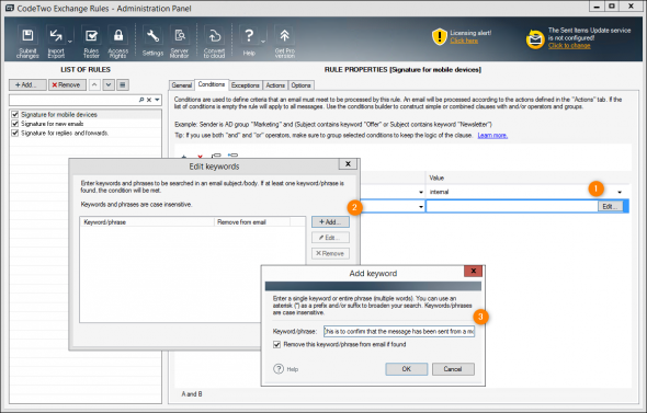 Adding an identifier phrase used to detect emails sent from mobile devices.