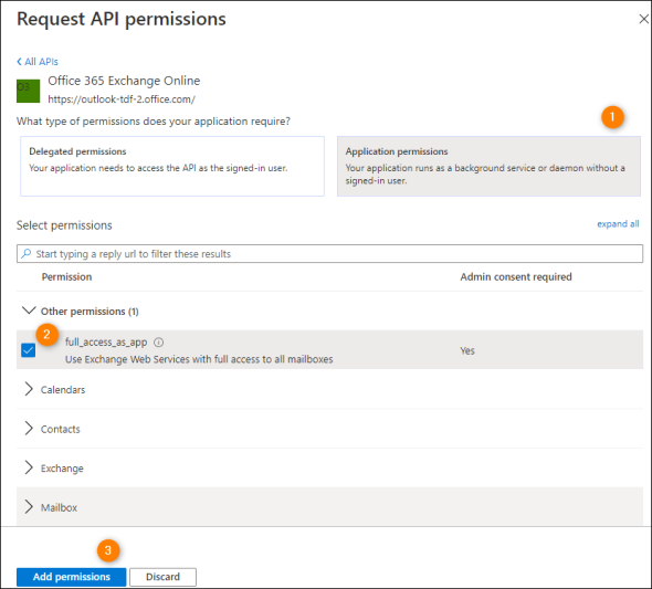 840-6 Adding EWS permission
