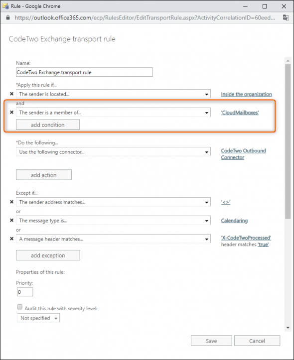 How to deploy CodeTwo signature software in a hybrid environment