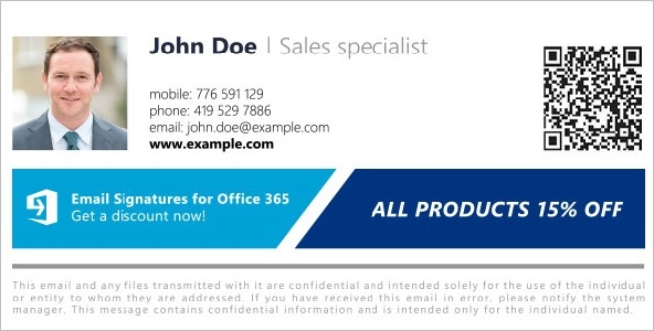 QR codes in email signatures