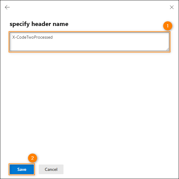 Adding the name of the CodeTwo-specific header.