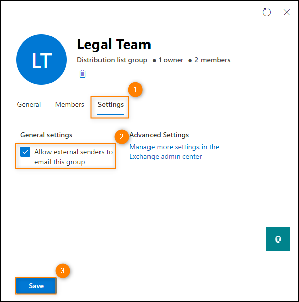 Configuring distribution list’s settings to receive autoreplies.