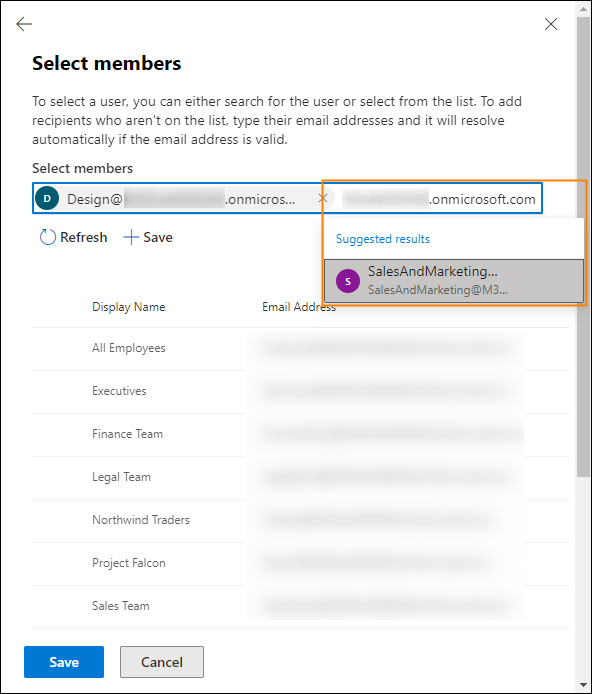 How to add a Microsoft 365 group to the conditions of the CodeTwo transport rule.
