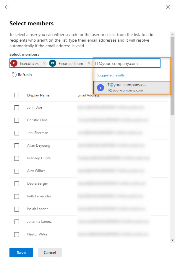 How to add groups that are not available in the picker.