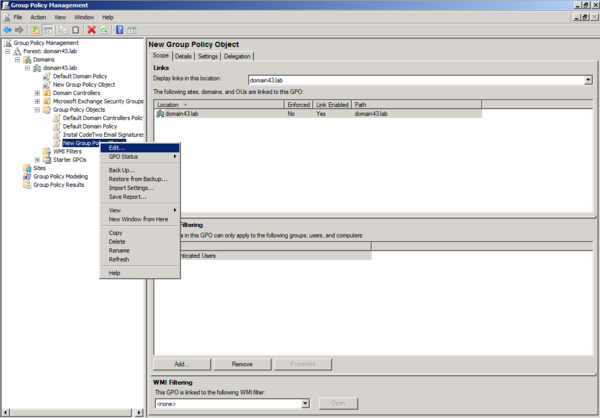 Email Signatures - Opening GPM Editor.