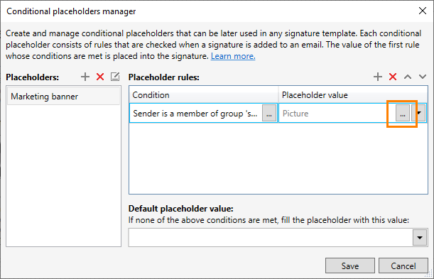 Editor -Conditional placeholder picture properties