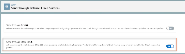 Setting up Salesforce to route emails through Exchange Online (Office 365).