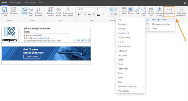Placeholders.
