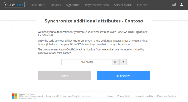 The attribute synchronization wizard.