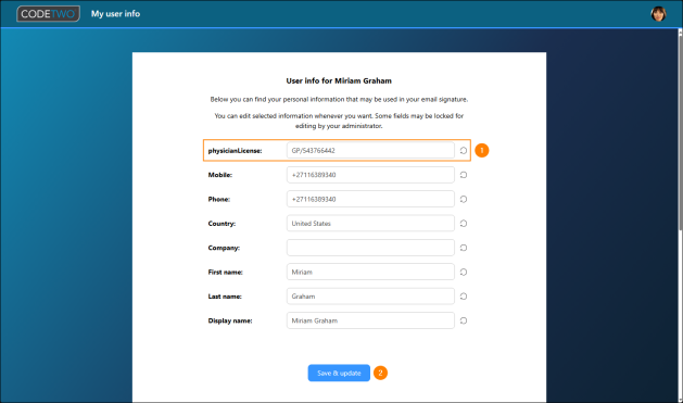 Your user has provided their custom attribute's value - now they need to save the change.