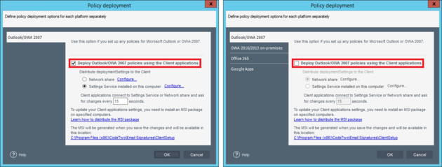 Email Signatures - Deploy OL/Owa 2007 policy.