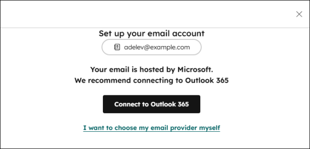 Connecting HubSpot to your Exchange Online (Microsoft 365) mailbox.