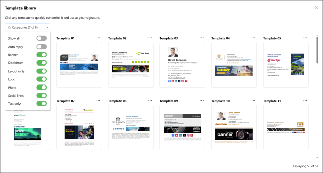 The template library.