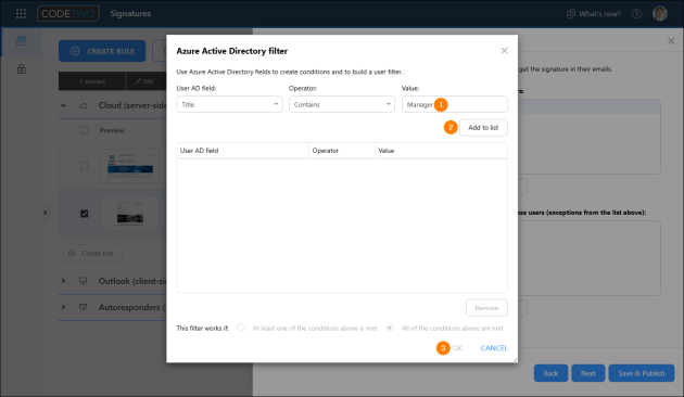Adding an exception to email senders.