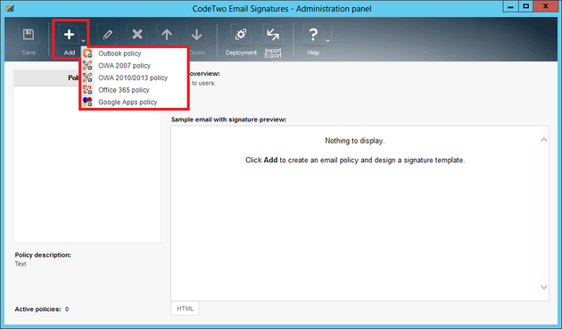 Email Signatures - choosing new policy.