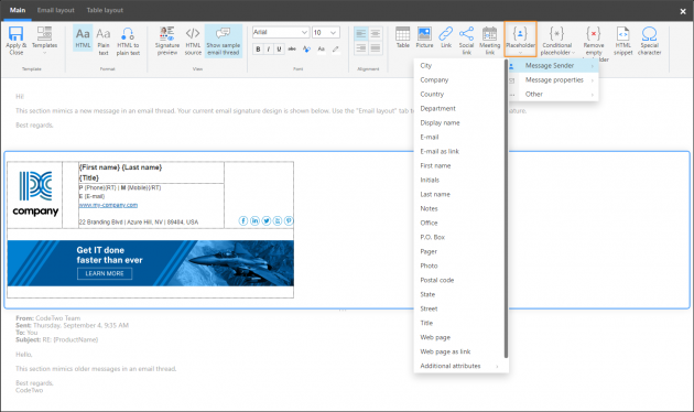 Placeholders.
